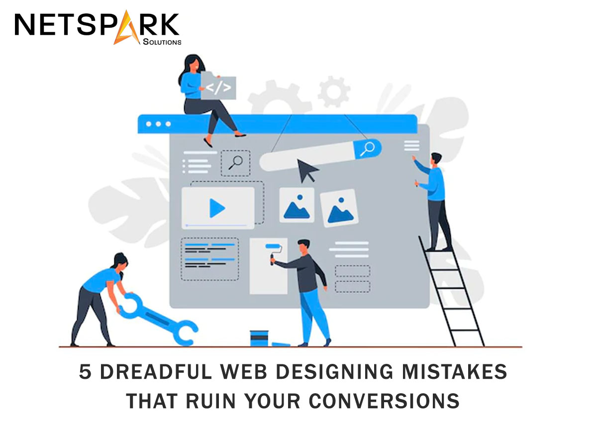 Web design conversion mistakes